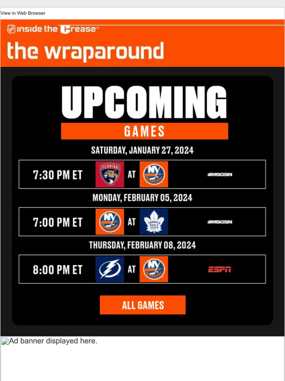 nhl official online store: The Wraparound - New York Islanders previews ...