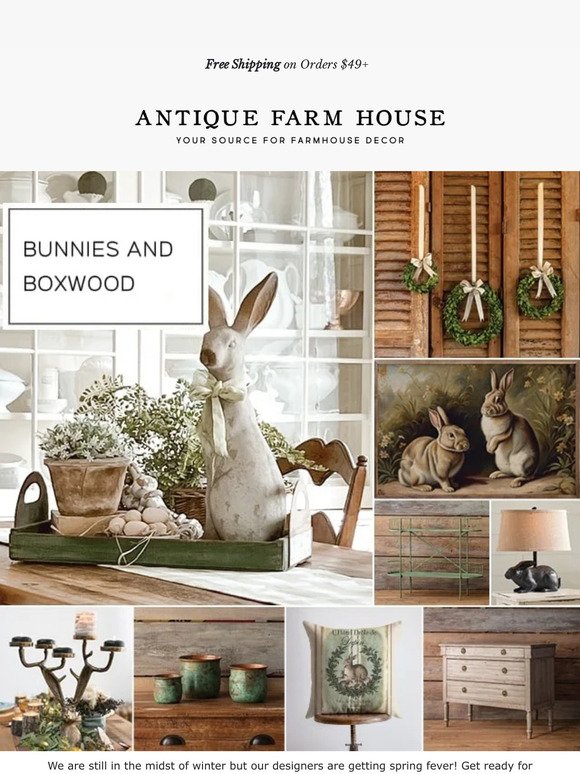 ❤️{BUNNIES AND BOXWOOD} event launched