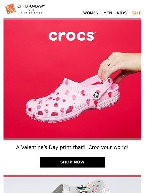 Your valentine will love these Crocs ❤️