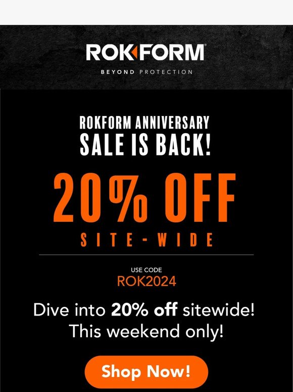 Celebrate with Us: 20% Off Everything!