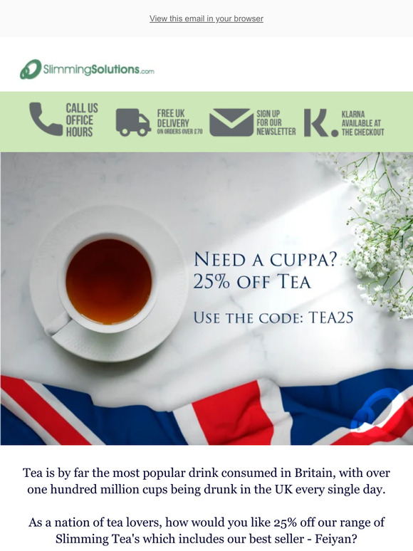 Fancy a cup of tea? ☕
