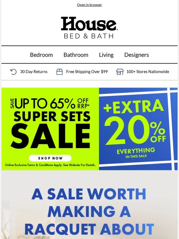 SELLING FAST 🚨 +EXTRA 20% off Bed & Bath SUPER SETS