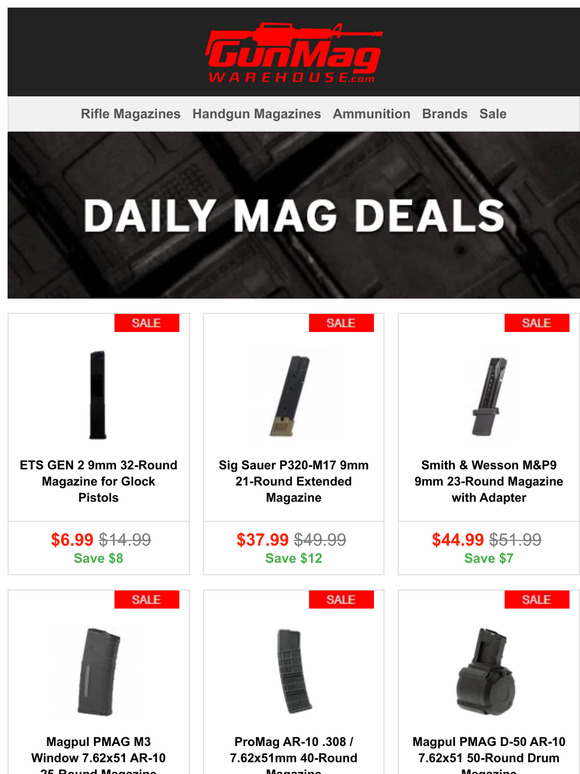 GunMag Warehouse: Extended Mag Deals to Extend the Weekend | ETS 32 ...