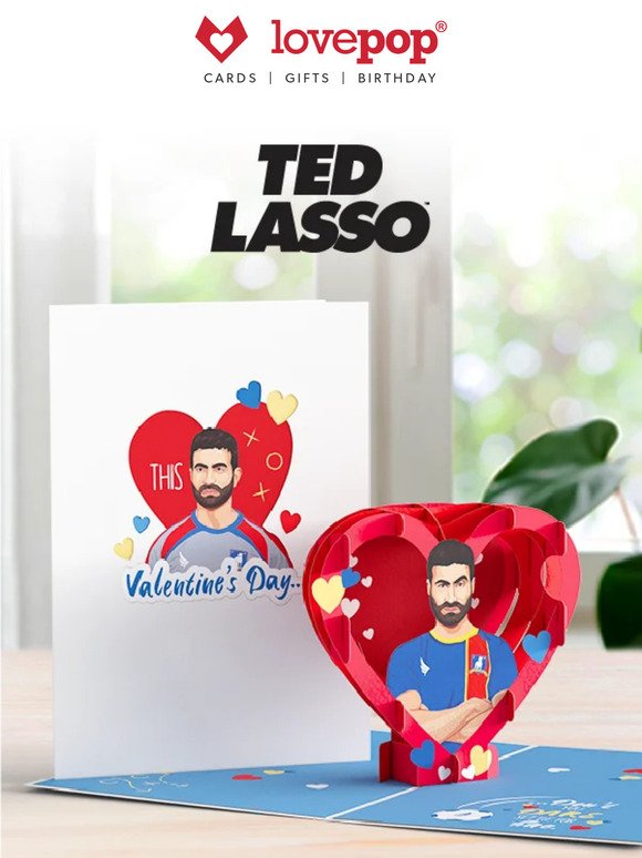Introducing Ted Lasso Valentine's Day Cards