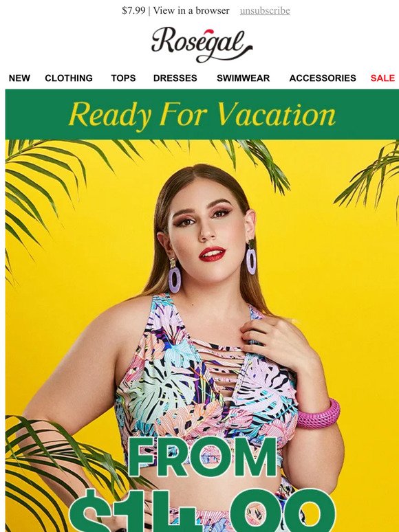 Ready For Vacation | From $14.99