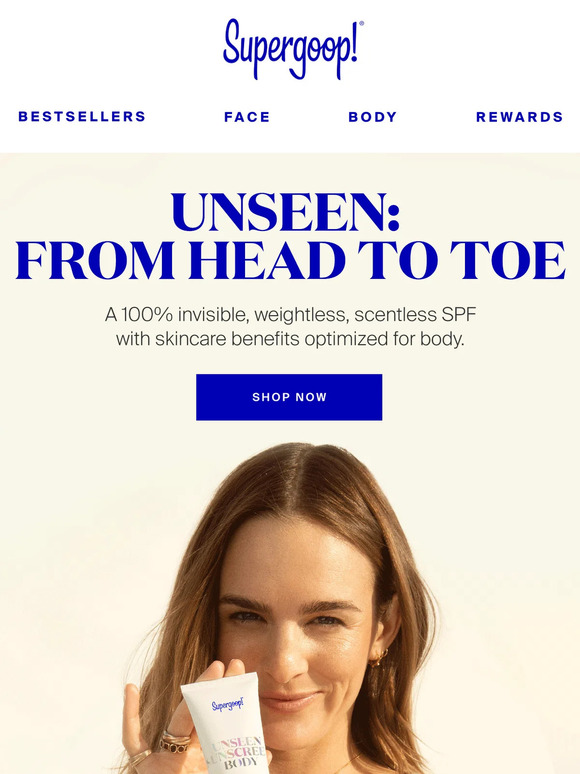 Supergoop Email Newsletters Shop Sales, Discounts, and Coupon Codes