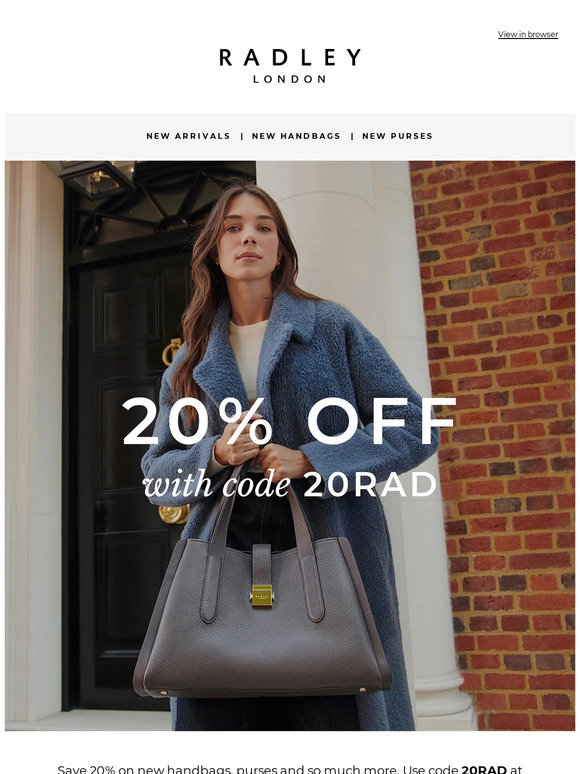 Radley: 20% off: styles from £150 | Milled
