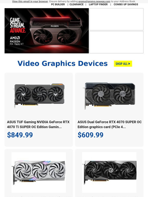 Newegg: Get in on great ASUS RTX 4070 SUPER, AMD Ryzen 7800X3D | Milled