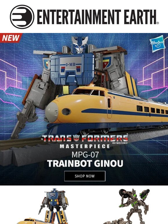 New Transformers Trainbot Ginou - Roll Out Now!
