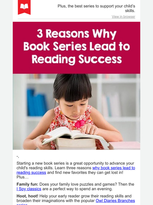 Scholastic 3 reasons why book series lead to reading success milled