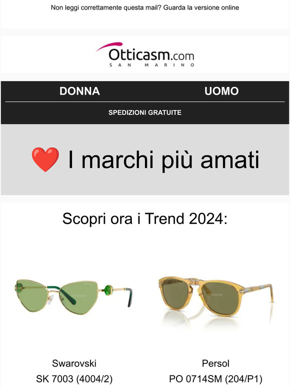 ❤️ Scopri ora gli occhiali Trend 2024