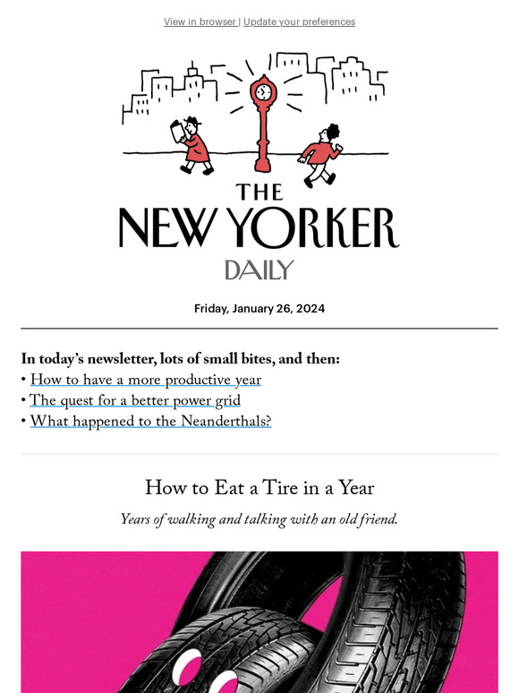 The New Yorker David Sedaris on How to Eat a Tire in a Year Milled