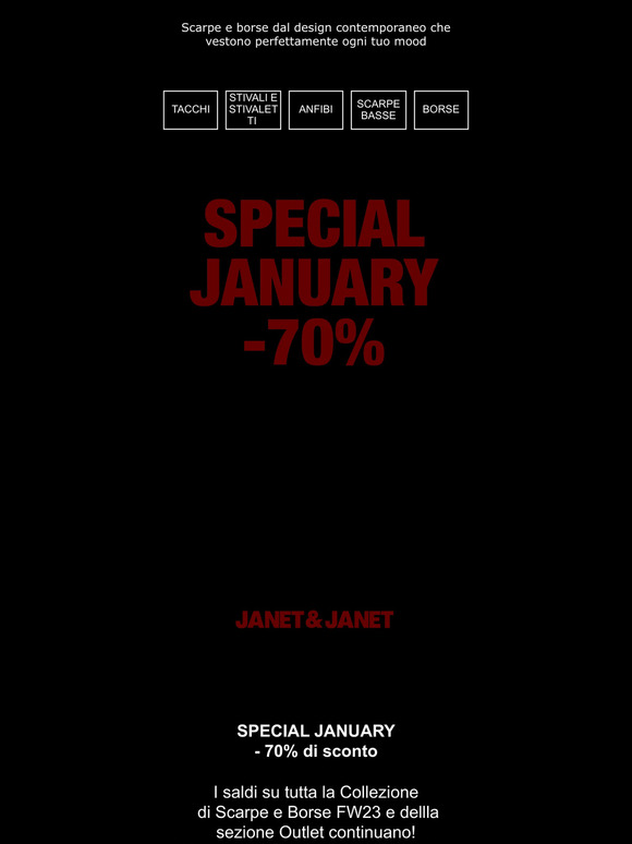 SPECIAL JANUARY: -70%