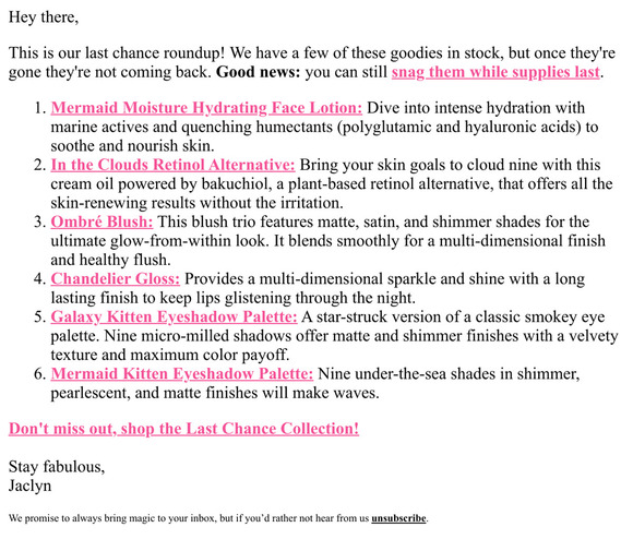 Winky Lux Email Newsletters Shop Sales, Discounts, and Coupon Codes