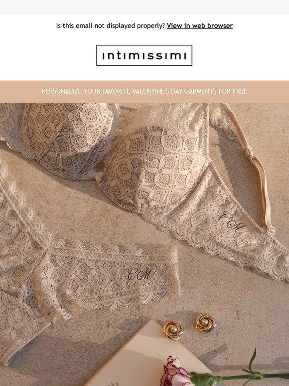Intimissimi SE: Bianca Ingrosso in our cotton underwear from 299