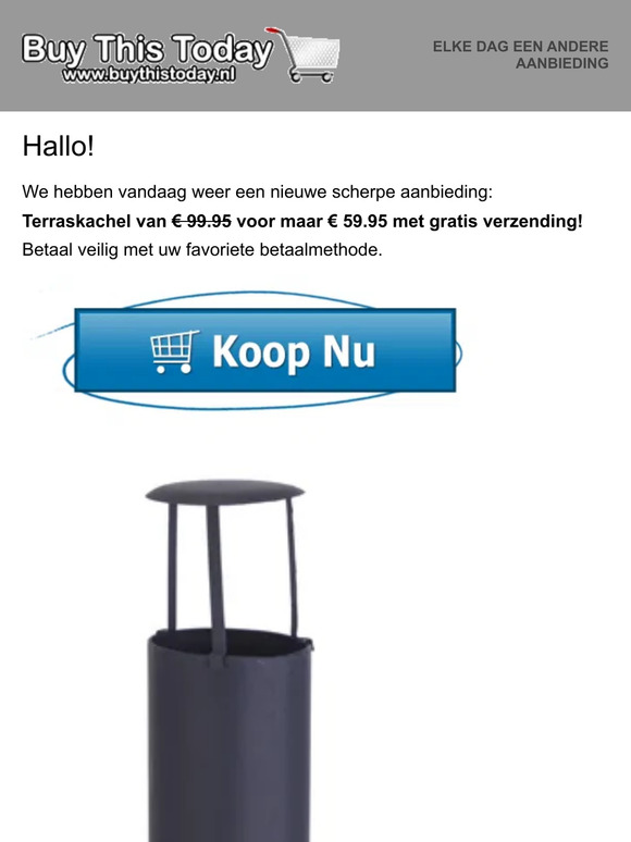 Nieuwsbrief van Buythistoday