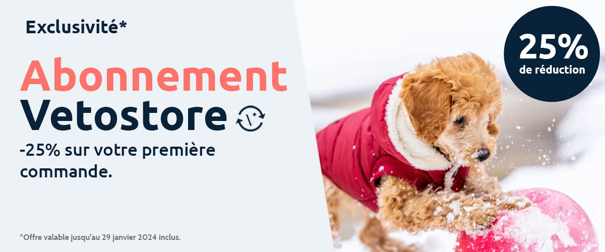 Exclusivité : Découvrez notre abonnement Vetostore 
