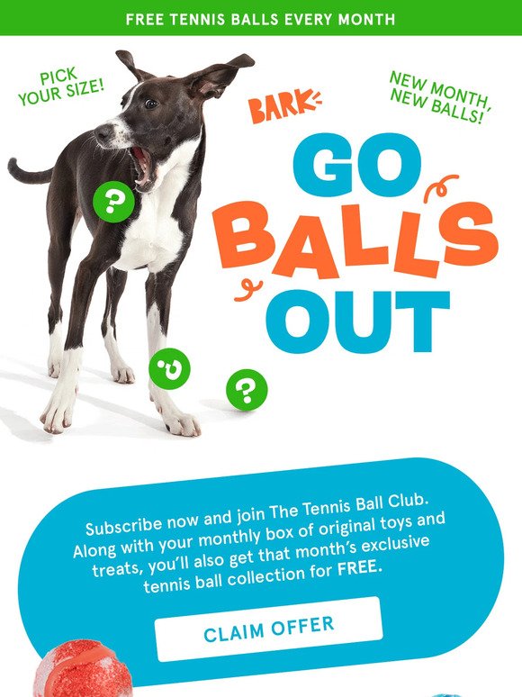 You don’t have the balls to join this 🌟NEW🌟 free extra toy club...