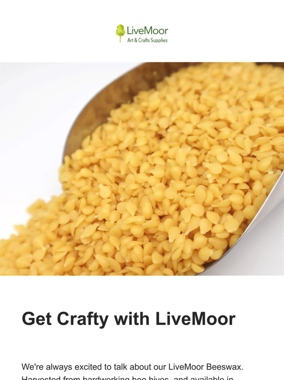 —, Unleash Your Creativity With LiveMoor Beeswax Pellets