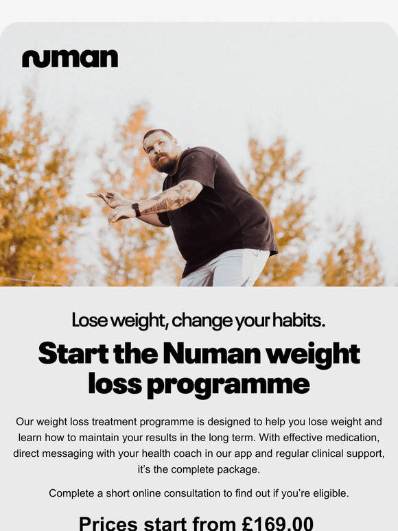 Lose weight, change your habits