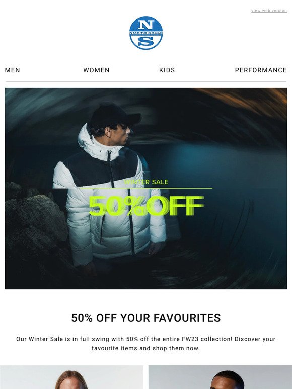 Winter Sale: 50% off everything