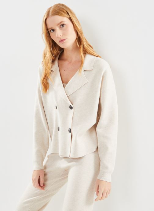 Vila Violivinja L/S Knit Cardigan/Su - Bianco