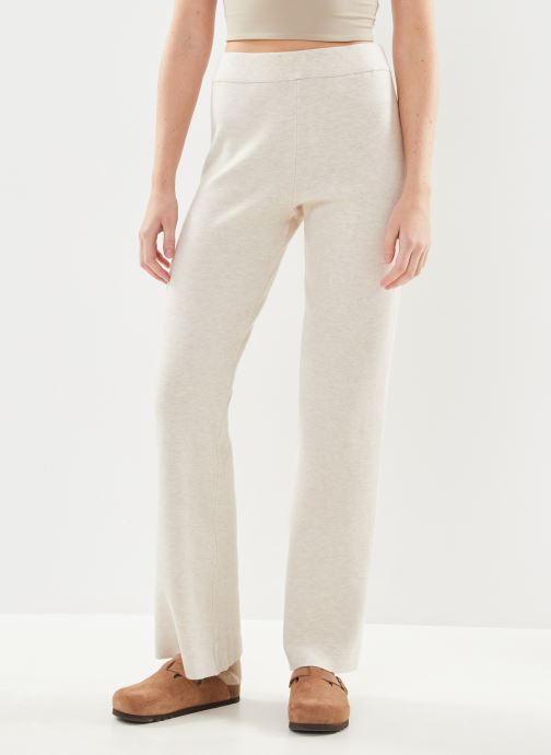 Vila Violivinja Hw Knit Wide Pants/Su - Bianco