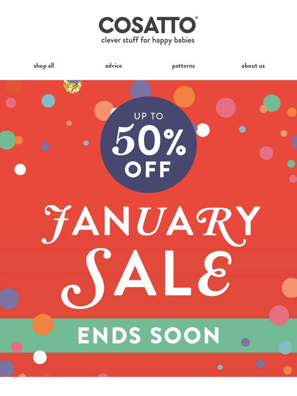 Jan Sale Still Going! Save up to 50% ❄️