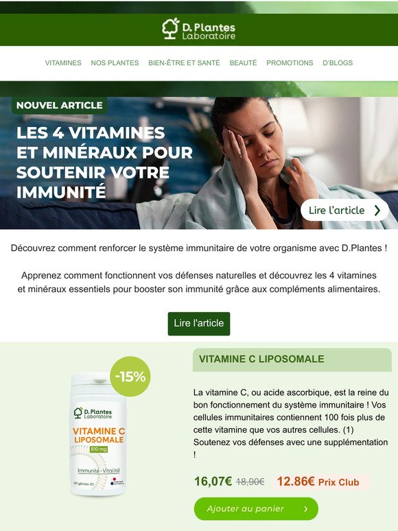 Vitamines et minéraux pour l’immunité 🍃