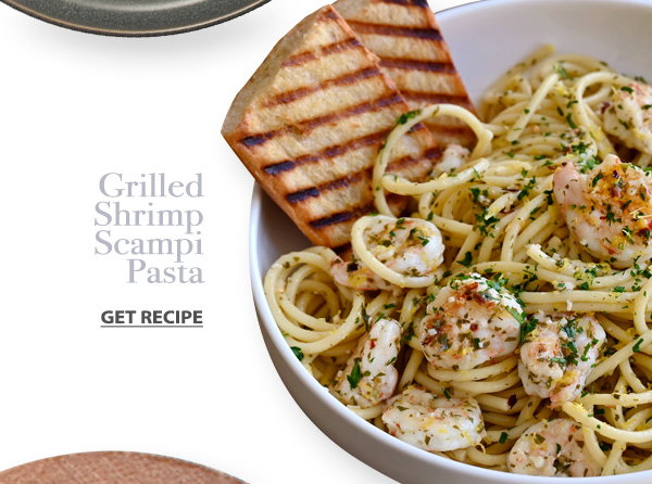 GRILLED SRHIP SCAMPI PASTA