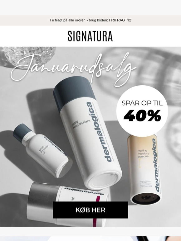 SIDSTE DAG ⏰ Spar op til 40% | Januarudsalget slutter i dag