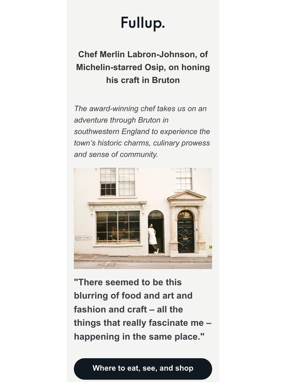 Michelin-starred Chef on Bruton's Creative Scene