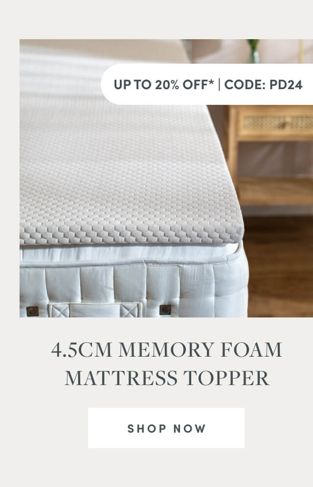 4.5CM MEMORY FOAM MATTRESS TOPPER