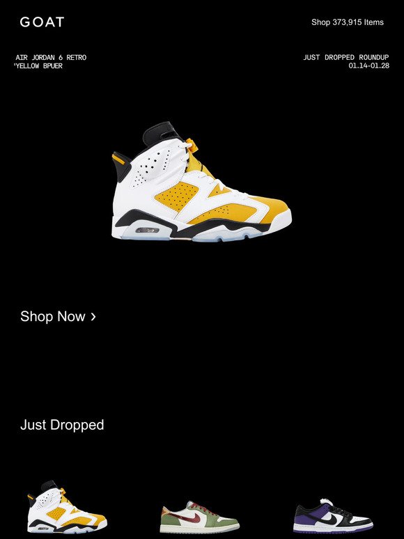 [SEED] Just Dropped: AJ6 Retro 'Yellow Ochre' and More
