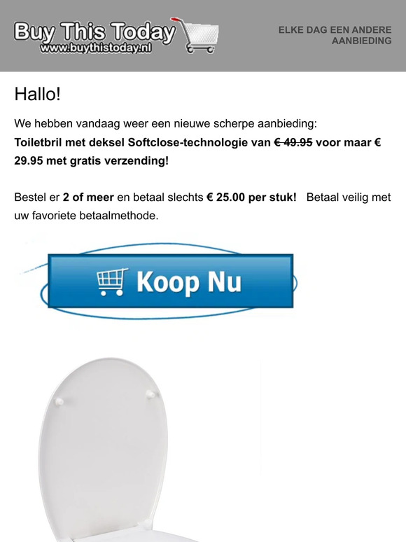 Nieuwsbrief van Buythistoday