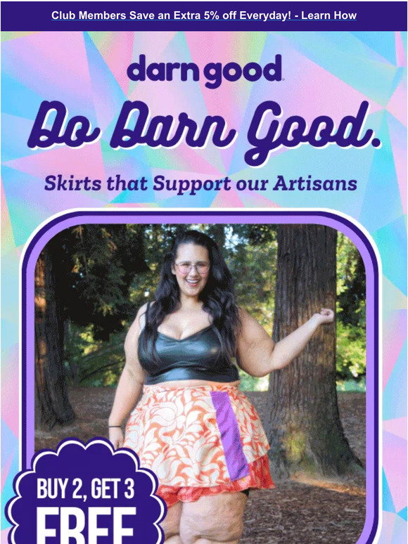 Darn Good Yarn: Look Good, Feel Good, Do Good ๐ Buy 2, Get 3 FREE is