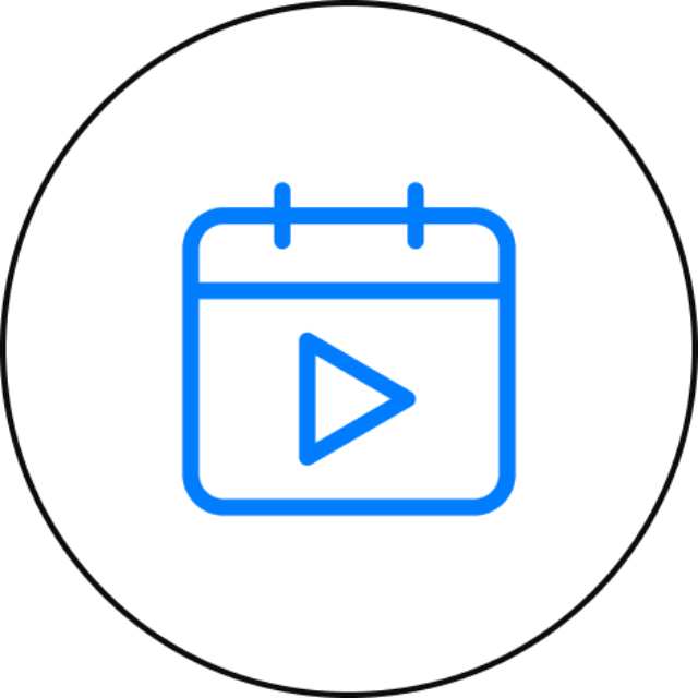 Live, on-demand classes