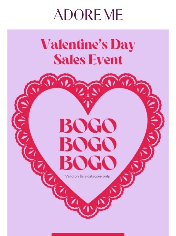 The Valentine's Day Sales Event ❤️