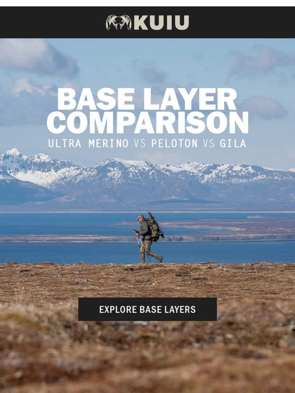 KUIU Which base layer is right for you? Milled