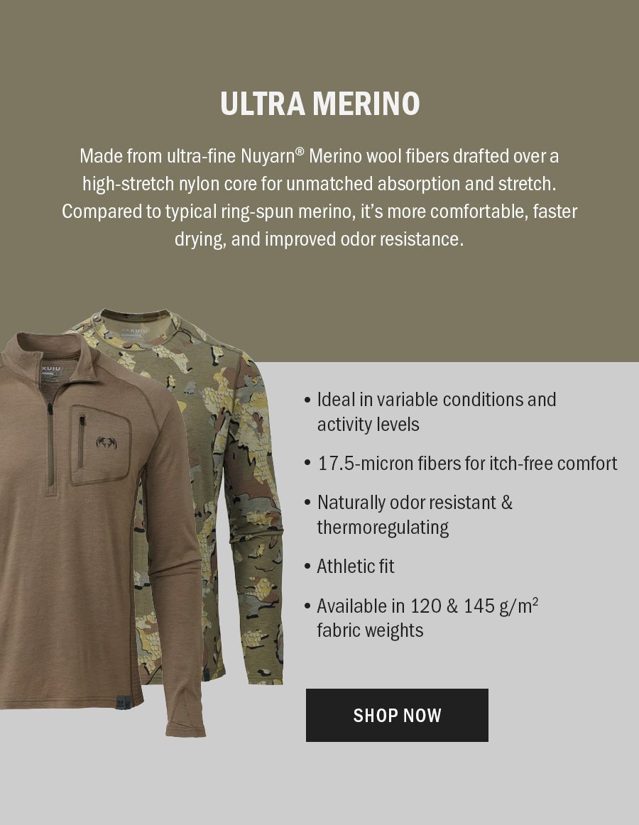 KUIU Which base layer is right for you? Milled