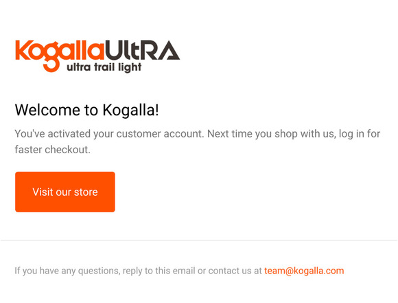 Customer account confirmation