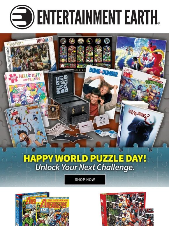 Celebrate World Puzzle Day with These Puzzles! 😎