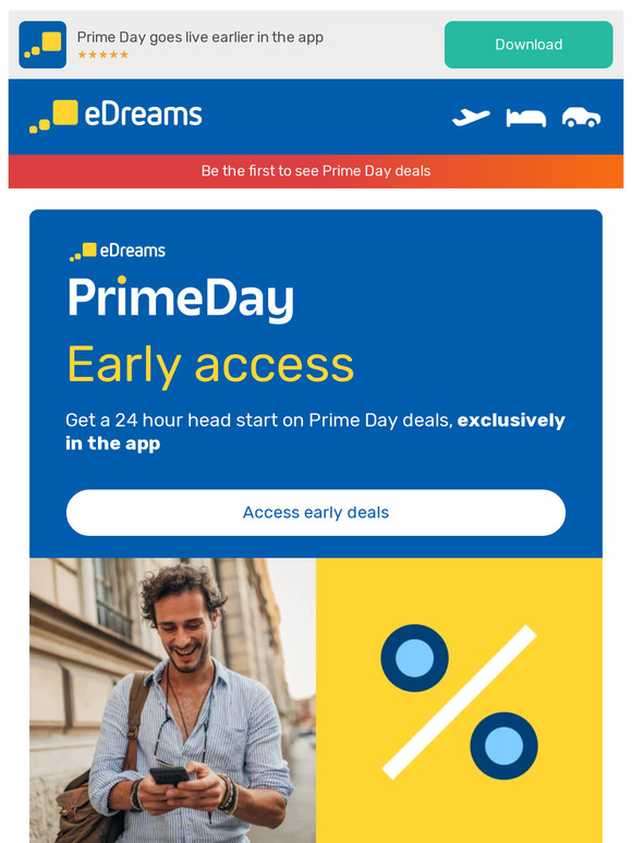 📲 Early Prime Day access, only in our app