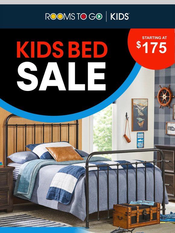 Epic Kids Bed Sale savings! Prices start @ $175!