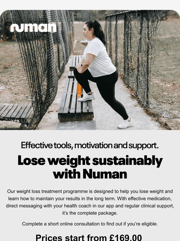 Sustainable weight loss with Numan
