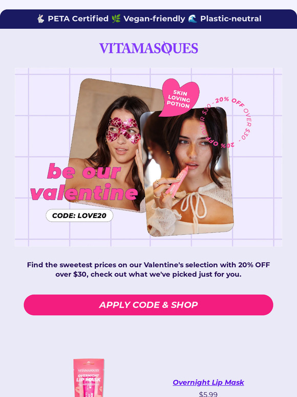 Love is still in the air 💕 Save 20% on selected items!