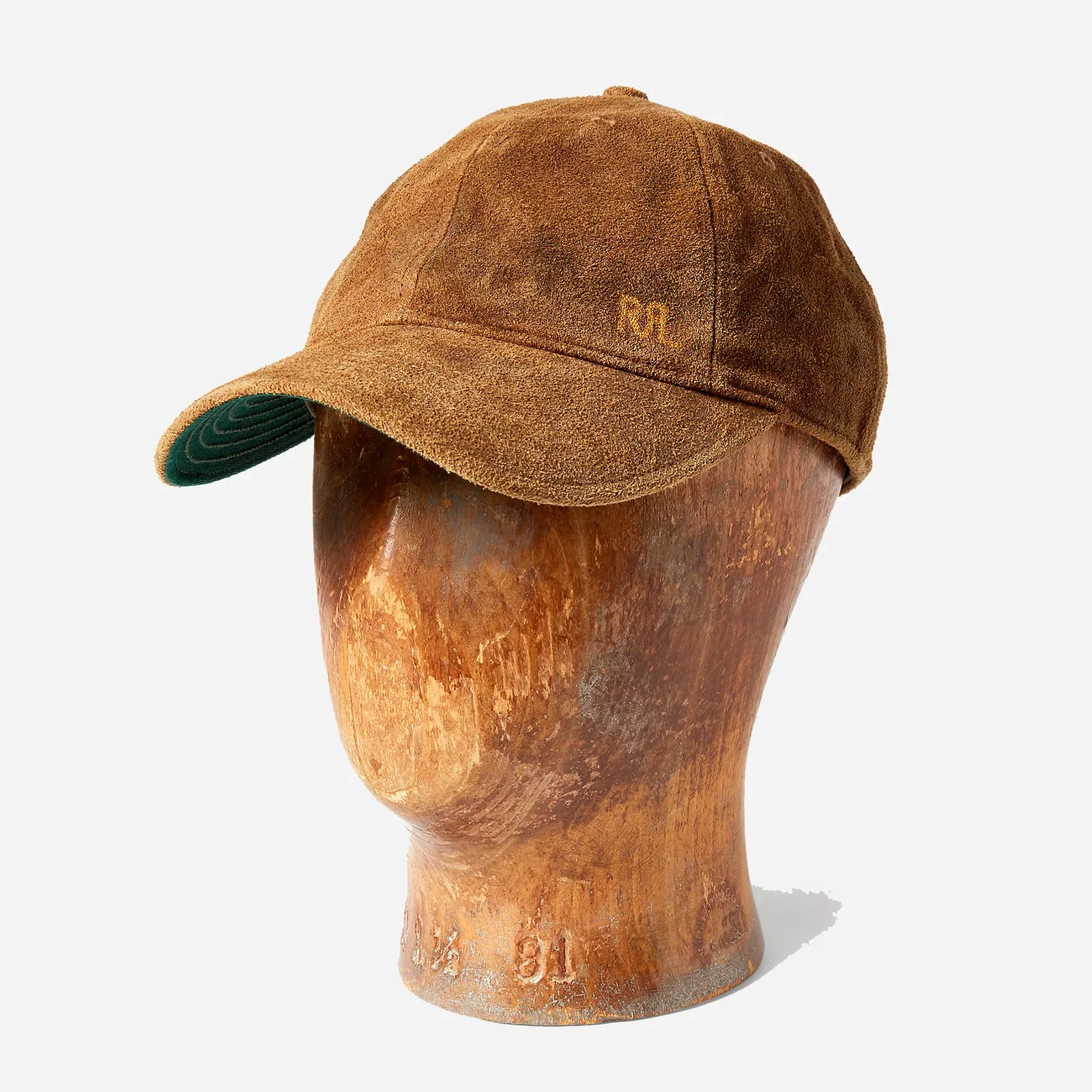 Roughout Suede Ball Cap - Brown