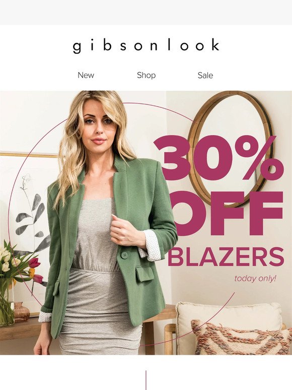 SALE: Blazers 30% off
