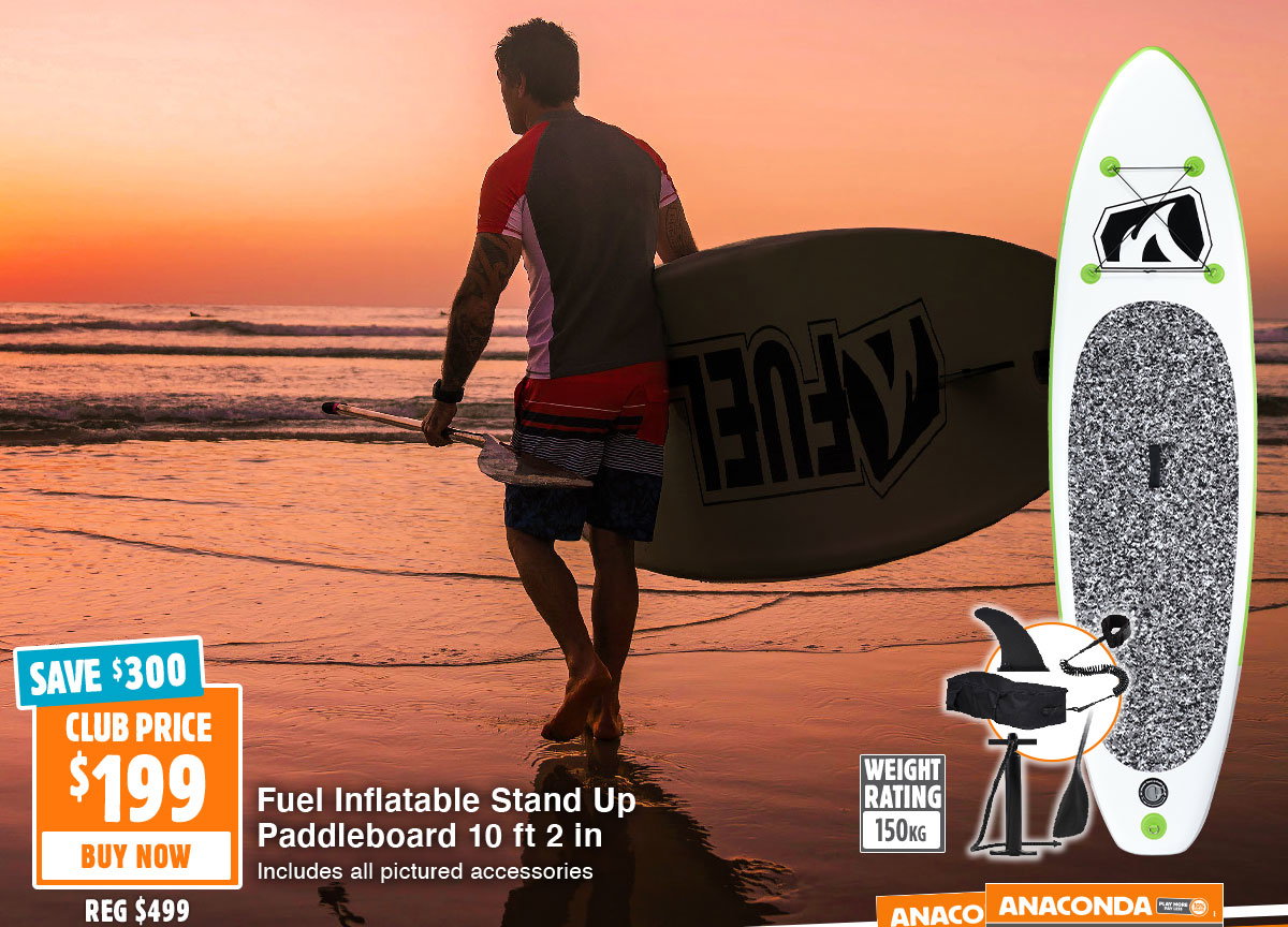Fuel Inflatable Stand Up Paddleboard 10ft 2 in