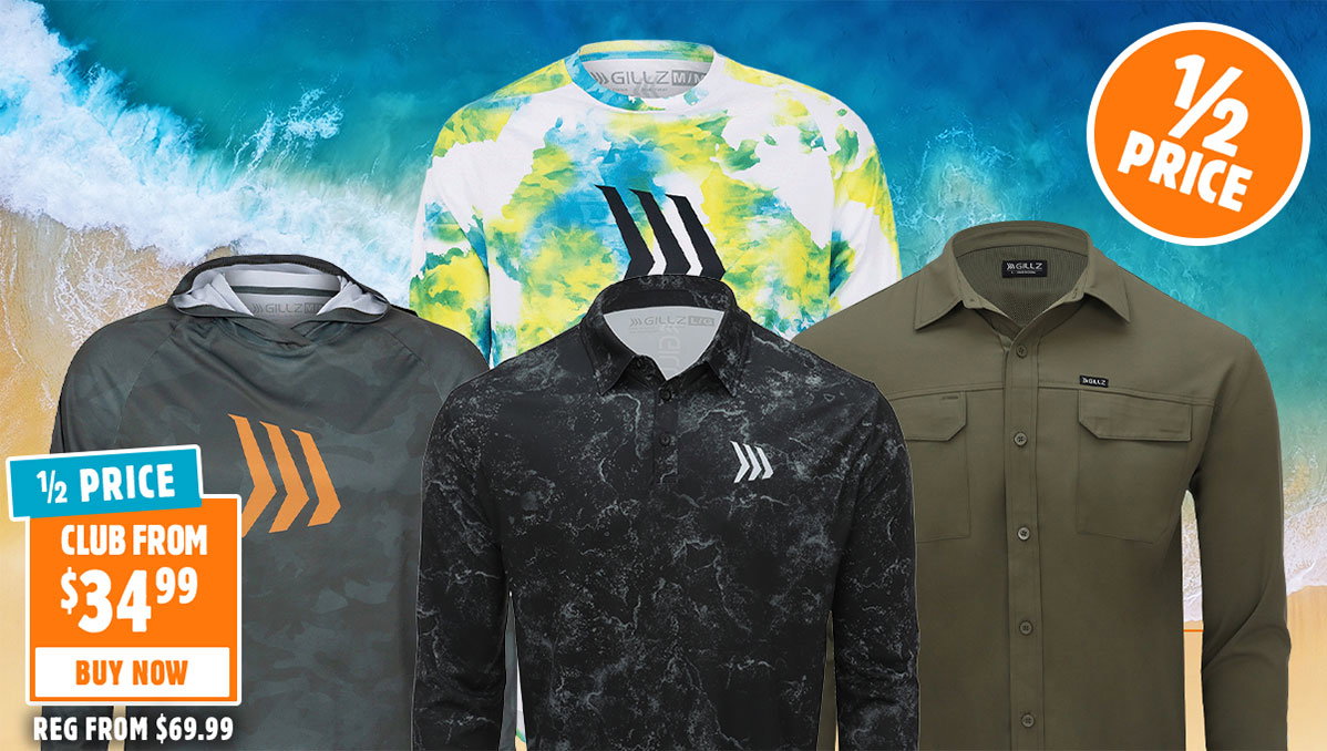 Gillz Performance Fishing Shirts